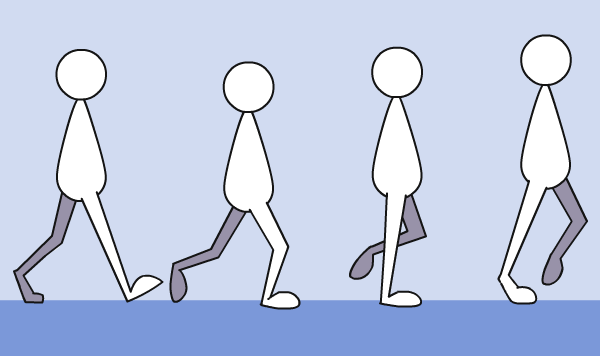 Cartoon Walk Cycle Animation Sprite Walking PNG - Free Download |  Animation, Animated cartoons, Cartoon