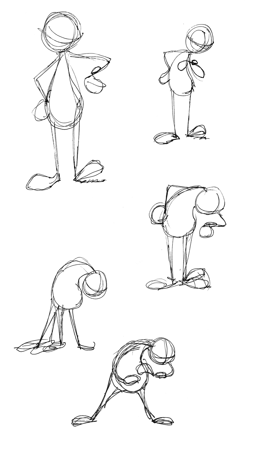 poses study | 2d Animation and Design