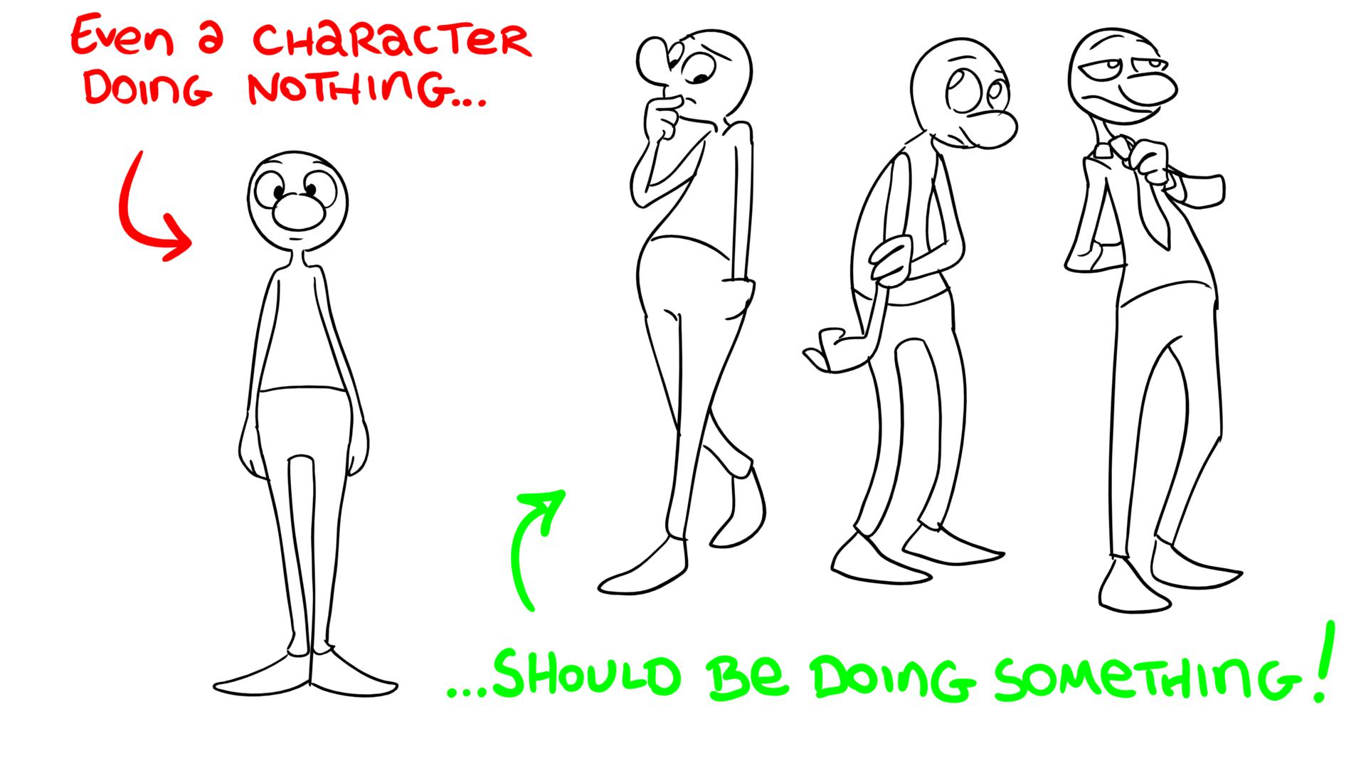 Drawing poses for reference